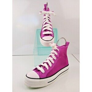 Converse Chuck Taylor All Star Lift Platform Mesh Sneakers Purple Size 8.5